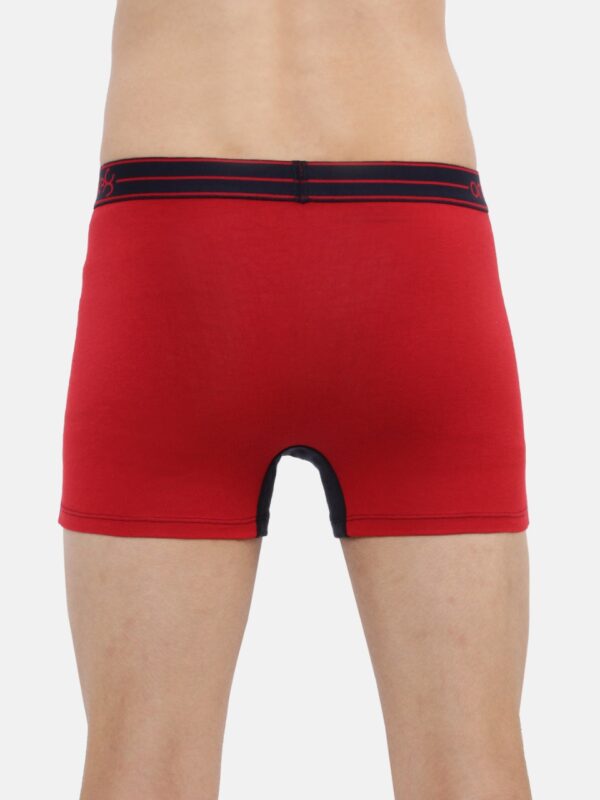 Premium Stretch Modal Fashion Trunk (PACK OF 4) - Red & Black