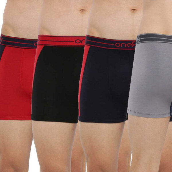 Premium Fashion Trunk (PACK-OF-4) Red, Black, Navy, Grey