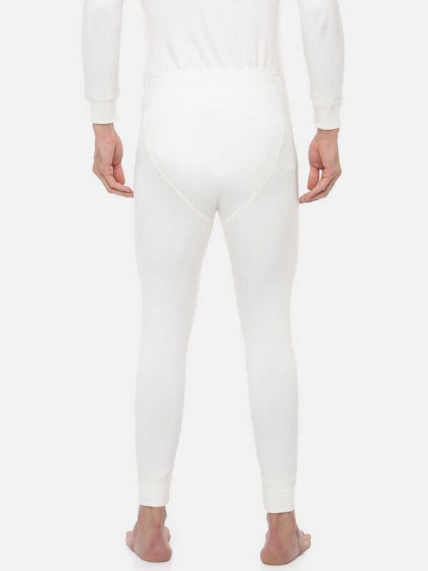 Men's Thermal Pyjama - White - Back - One8 Innerwear